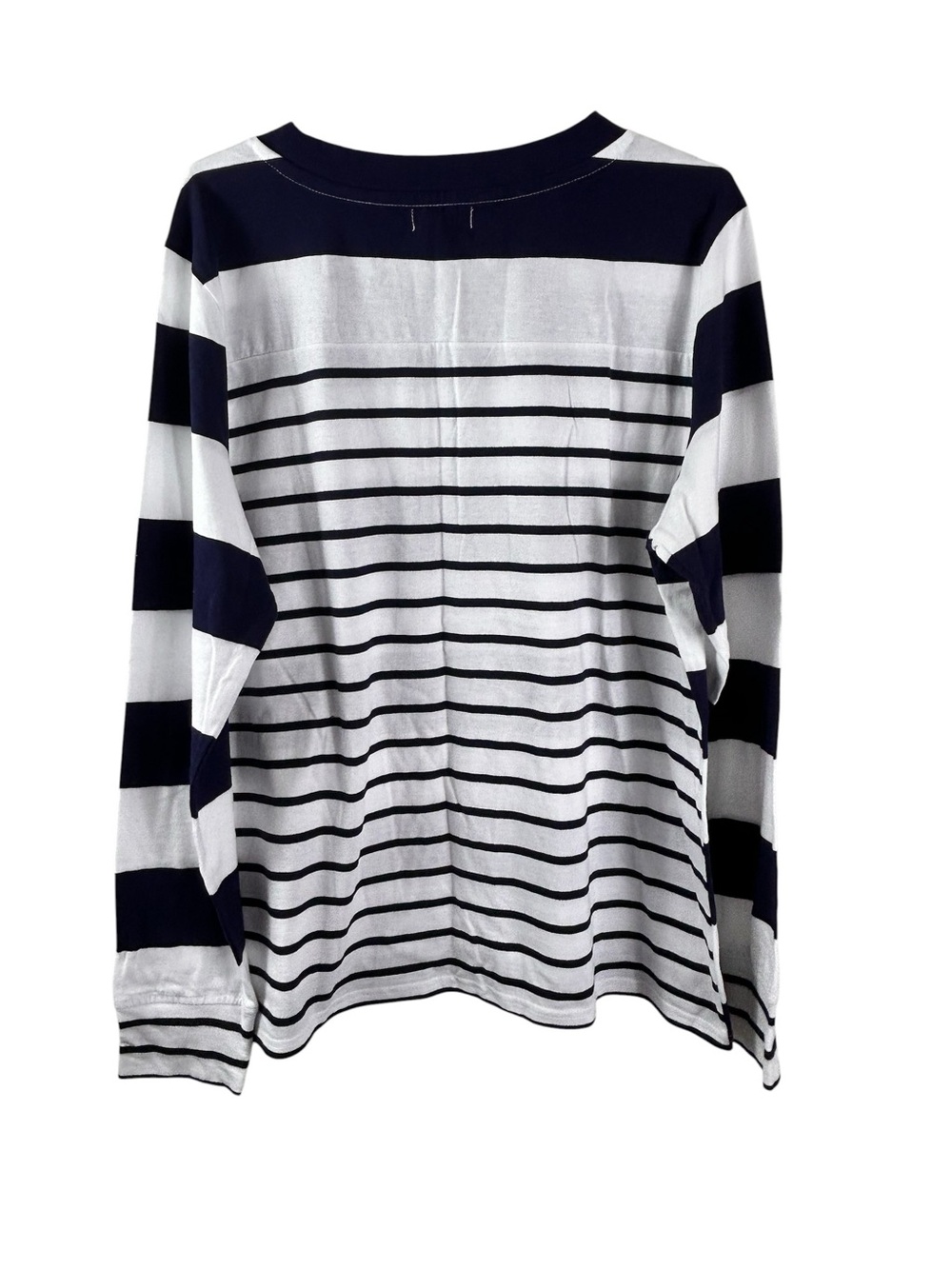 U.S. Polo ASSN Navy & White Striped Long Sleeve Tee - Picture 2 of 6